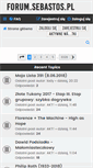 Mobile Screenshot of forum.sebastos.pl