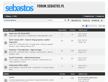 Tablet Screenshot of forum.sebastos.pl